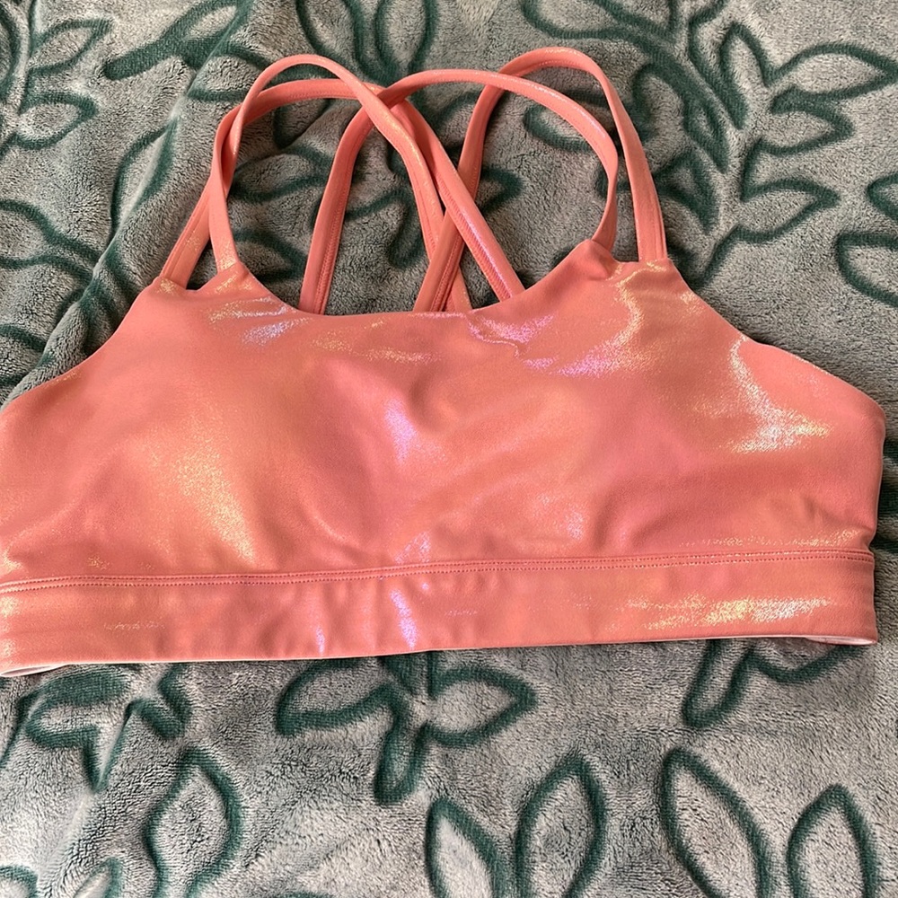 Shimmer sports bra
